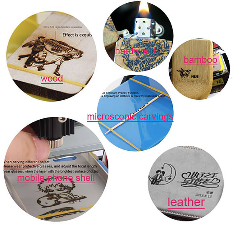 JZ-5 DIY 500mw MINI USB Laser Engraving Machine Stamp Carving Machine Laser Cutter for Windows XP/7/8/10