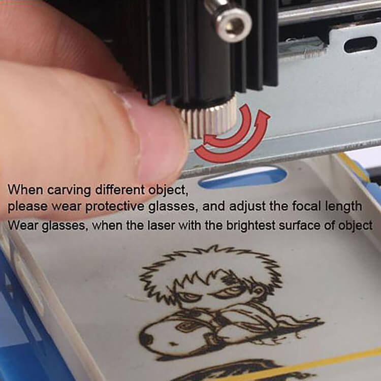 DK-8-W DIY USB Laser Engraving Machine Laser Cutting Machine Laser Cutter for Windows XP/7/8/10
