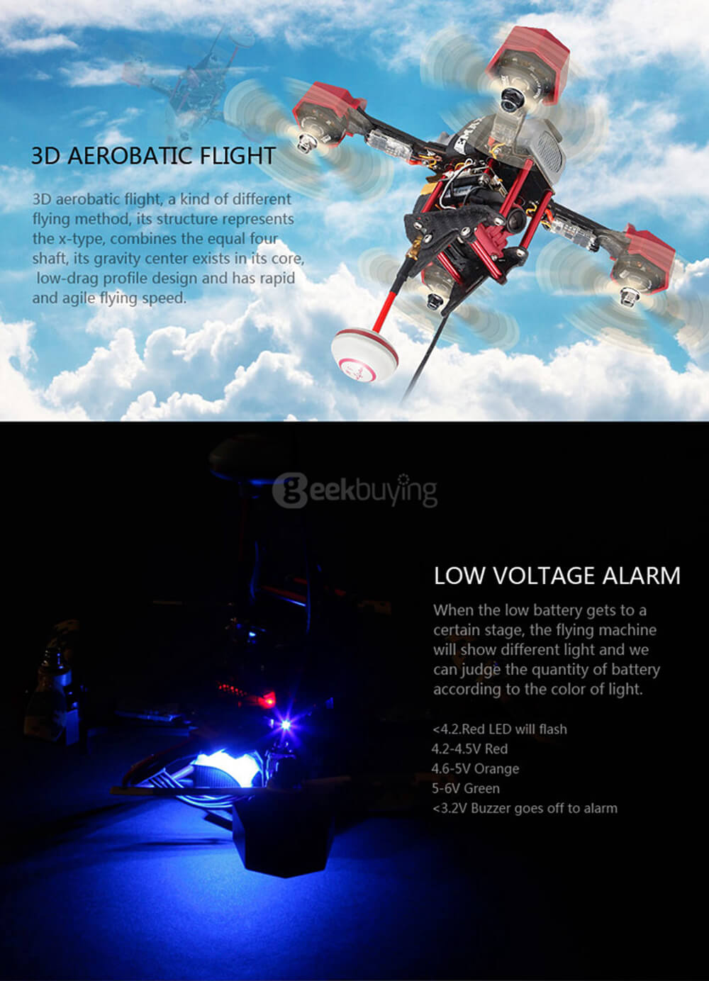 JJRC JJPRO-P200 5.8G 48CH Raceband FPV With Skyline32 CMOS 800TVL Camera RC Racing Drone ARF