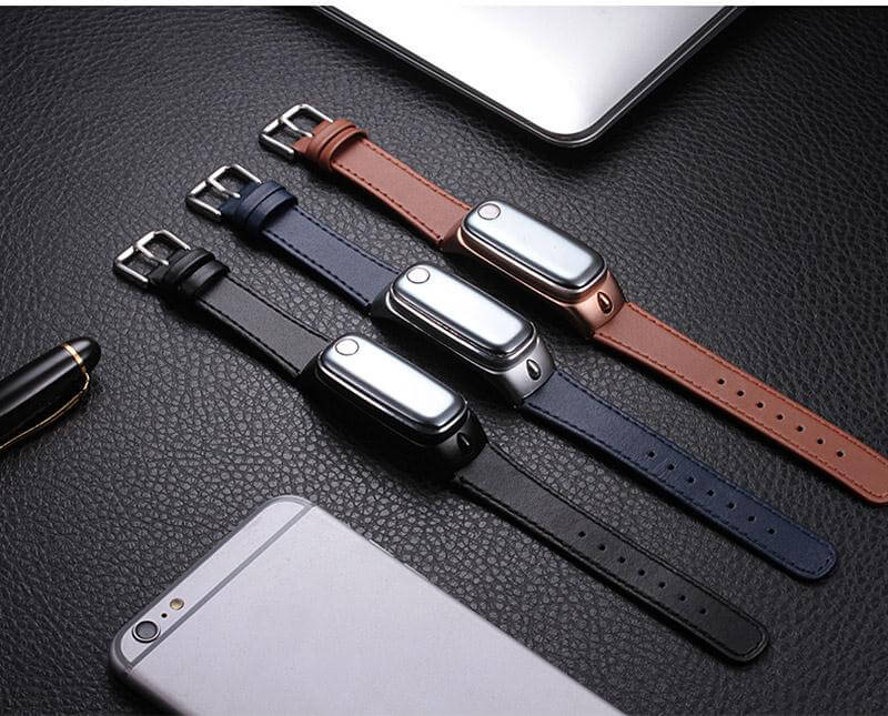 M6 Smart Bracelet Bluetooth 4.0 Headset Combo with Pedometer / Sleep Tracker / Dialer / Hand-free Calls / Anti-lost For Android iOS - Gold