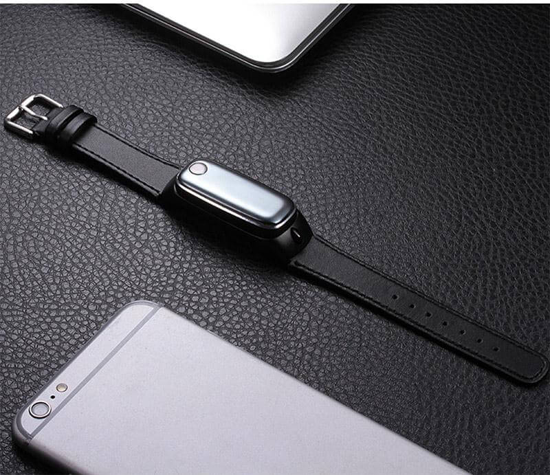 M6 Smart Bracelet Bluetooth 4.0 Headset Combo with Pedometer / Sleep Tracker / Dialer / Hand-free Calls / Anti-lost For Android iOS - Black