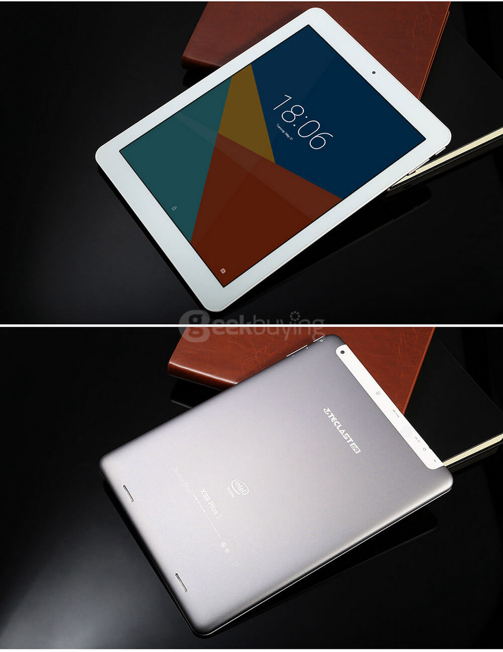 Teclast X98 Plus II Android 5.1 2in1 Tablet PC 9.7 inch 2GB/32GB Intel Cherry Trail Z8300 Quad Core 1.84GHz IPS 2048*1536 - Gray