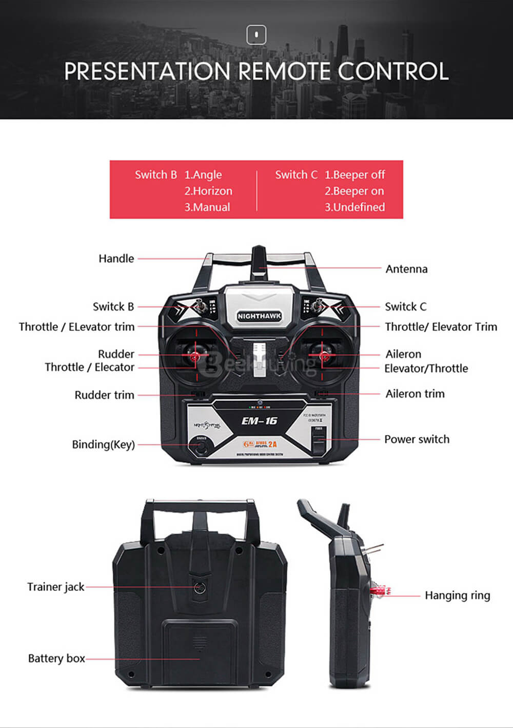 JJRC JJPRO-P200 5.8G 48CH Raceband FPV With Skyline32 CMOS 800TVL Camera RC Racing Drone ARF