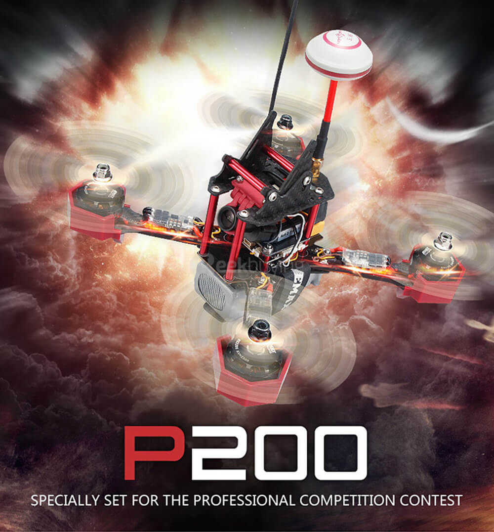 JJRC JJPRO-P200 5.8G 48CH Raceband FPV With Skyline32 CMOS 800TVL Camera RC Racing Drone ARF
