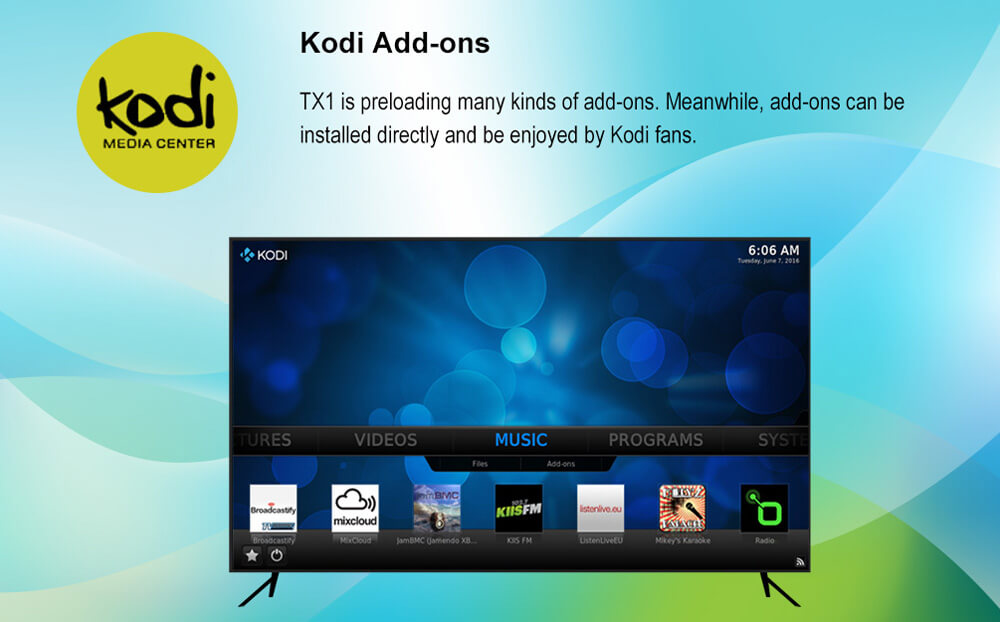 Tanix TX2 RK3229 KODI 4K UHD TV BOX Android 1G/8G 802.11 b/g/n LAN HDMI