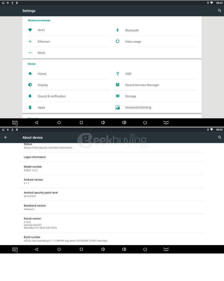 R-BOX Plus 4K Android 5.1.1 RK3229 2G/16G KODI 16.1 Preinstalled TV BOX WIFI Bluetooth4.0 HDMI Miracast DLNA