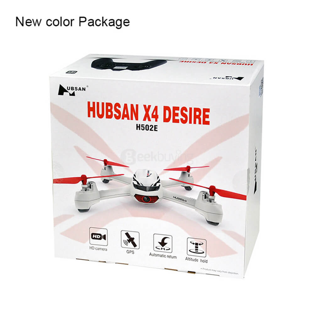 Bundle Hubsan X4 H502E 720P HD Camera GPS Altitude Mode RC Quadcopter + Hubsan X4 H502E H502S 7.4V 15C 610mAh Battery