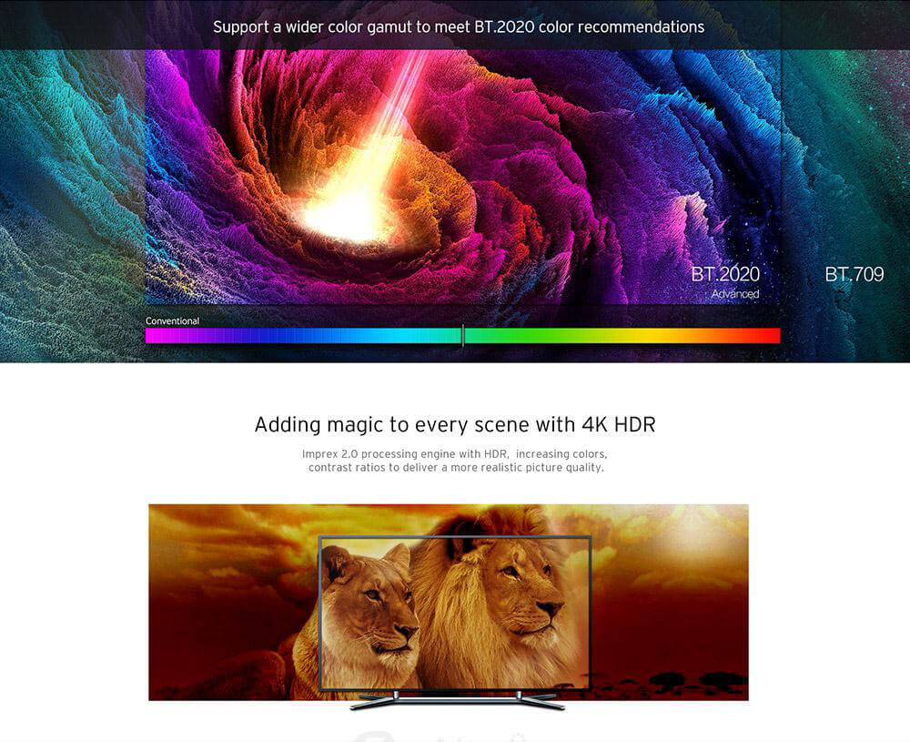 Bundle Himedia Q5 Pro HI3798CV200 4K@60fps Android 5.1 TV BOX + T2 2.4G Wireless Air Mouse