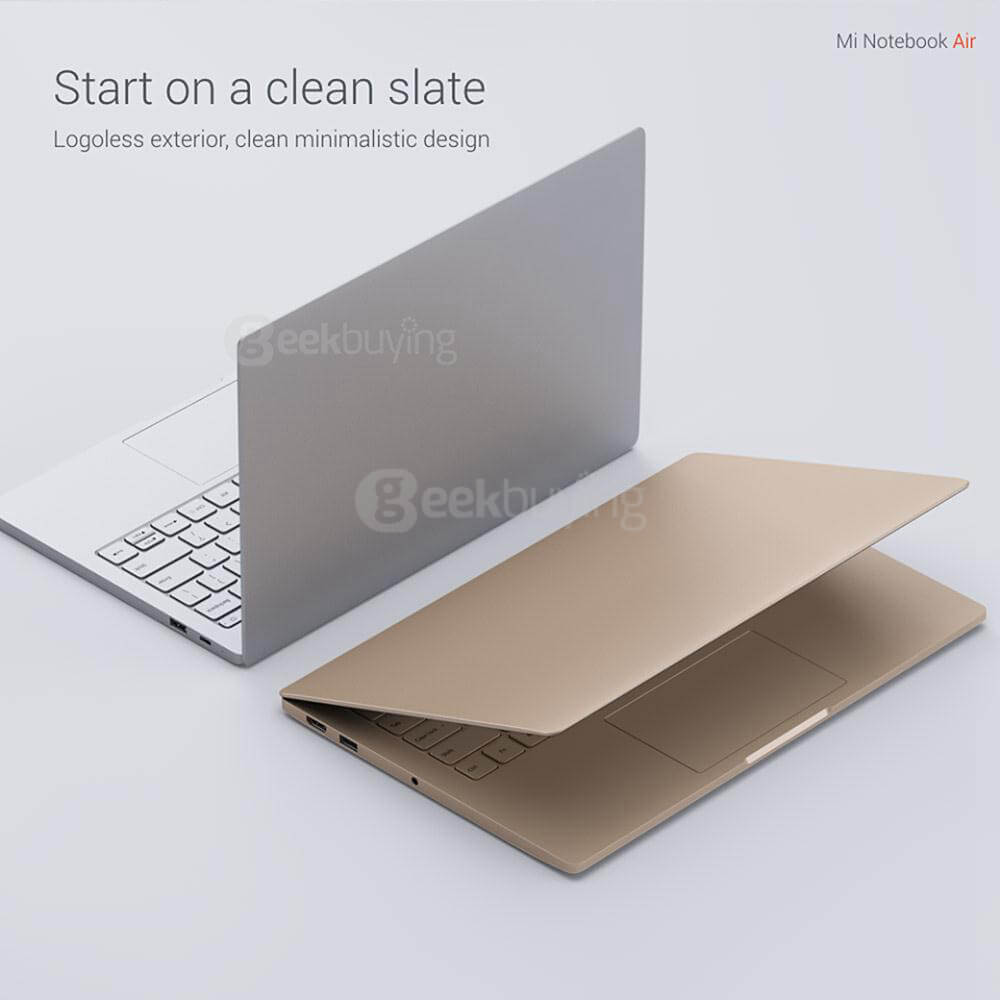 Xiaomi Mi Notebook Air 12.5 inch Laptop Intel Core M3-6Y30 Dual Core 2.2GHz Windows 10 Home 4GB RAM 128GB SATA SSD FHD 1920*1080 Bluetooth 4.1 WiFi Backlight Keyboard - Gold