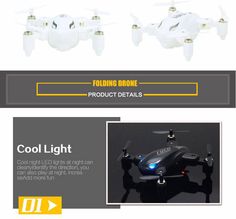 SY X31 Foldable Arm Headless Mode 2.4G 4CH Mini RC Quadcopter RTF - White