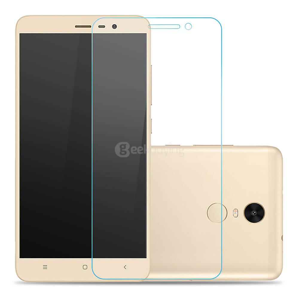 Makibes Toughened Glass 0.33mm Screen Protector Film Cover Arc Edge For Xiaomi Redmi Note 3 - Transparent