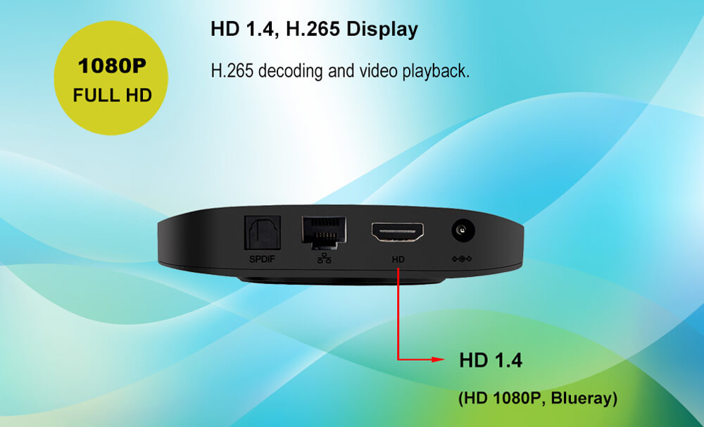 Tanix TX2 RK3229 KODI 4K UHD TV BOX Android 1G/8G 802.11 b/g/n LAN HDMI
