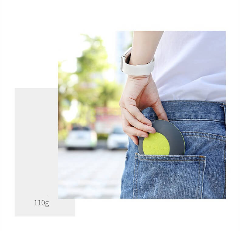 ROCK B1 Portable Suction Cup Bluetooth V2.1 Speaker IPX4 Waterproof Mini Pocket Music Player Built-in MIC Handsfree Call - Green