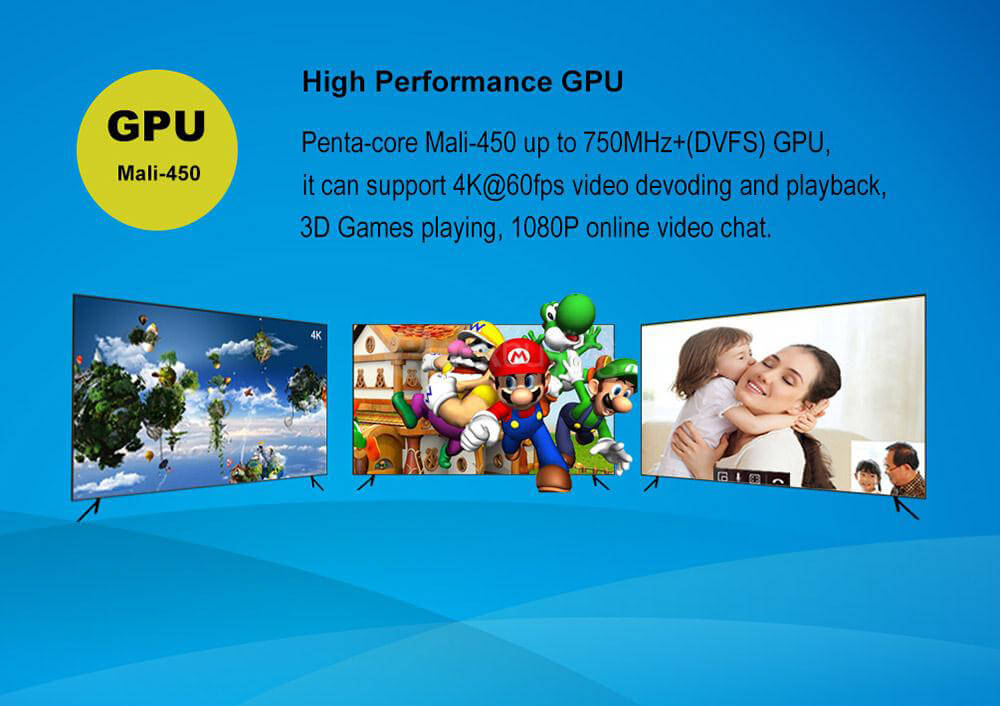 Tanix TX5 Pro Android 6.0 Marshmallow TV BOX Amlogic S905X 4K KODI 2G/16G 802.11AC WIFI LAN Media Player