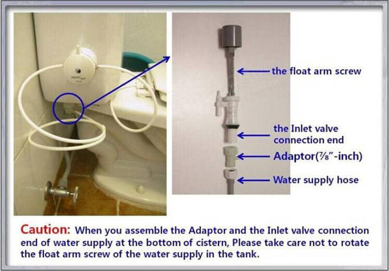 HESHE B81 Bathroom Smart Toilet Seat Bidet Intelligent Toilet Flushing Sanitary Device with US Adapter - White