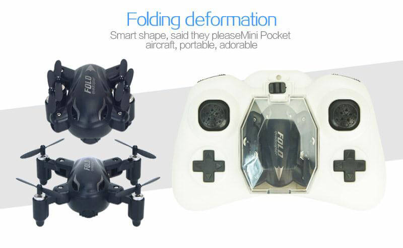 SY X31 Foldable Arm Headless Mode 2.4G 4CH Mini RC Quadcopter RTF - White