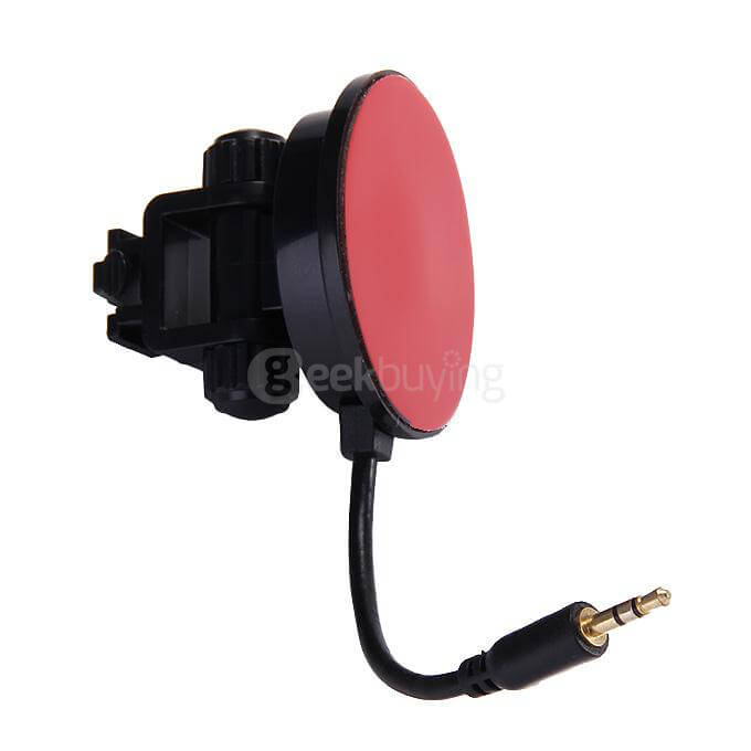 Car DVR Holder Car Recorder Stand PC Mounting Chuck Bracket With Cable For GPS Module For DVR GS8800 Car Camera - Black