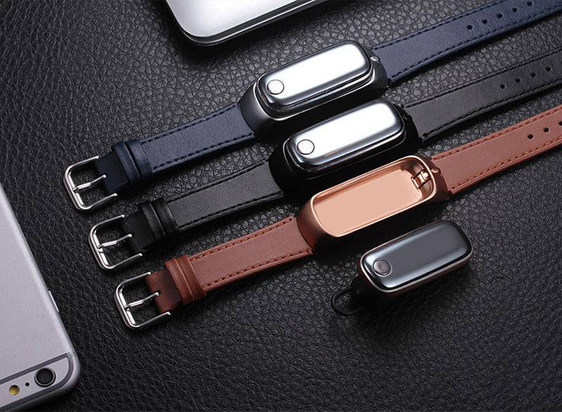 M6 Smart Bracelet Bluetooth 4.0 Headset Combo with Pedometer / Sleep Tracker / Dialer / Hand-free Calls / Anti-lost For Android iOS - Gold