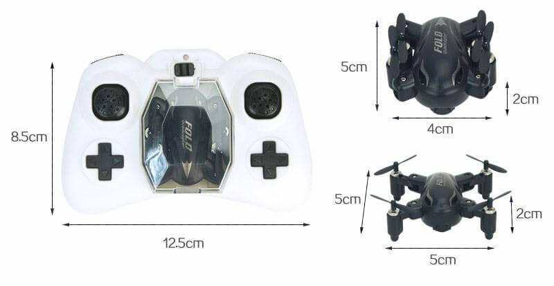 SY X31 Foldable Arm Headless Mode 2.4G 4CH Mini RC Quadcopter RTF - White