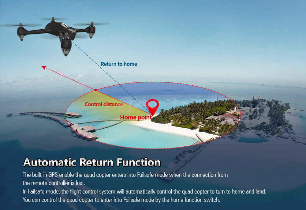Hubsan X4 H501C Brushless 1080P HD Camera GPS Altitude Hold Mode RC Quadcopter RTF