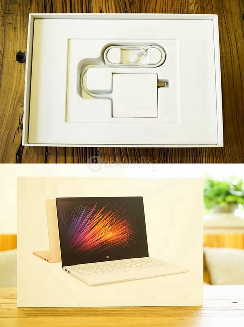 Xiaomi Mi Notebook Air 12.5 inch Laptop Intel Core M3-6Y30 Dual Core 2.2GHz Windows 10 Home 4GB RAM 128GB SATA SSD FHD 1920*1080 Bluetooth 4.1 WiFi Backlight Keyboard - Gold