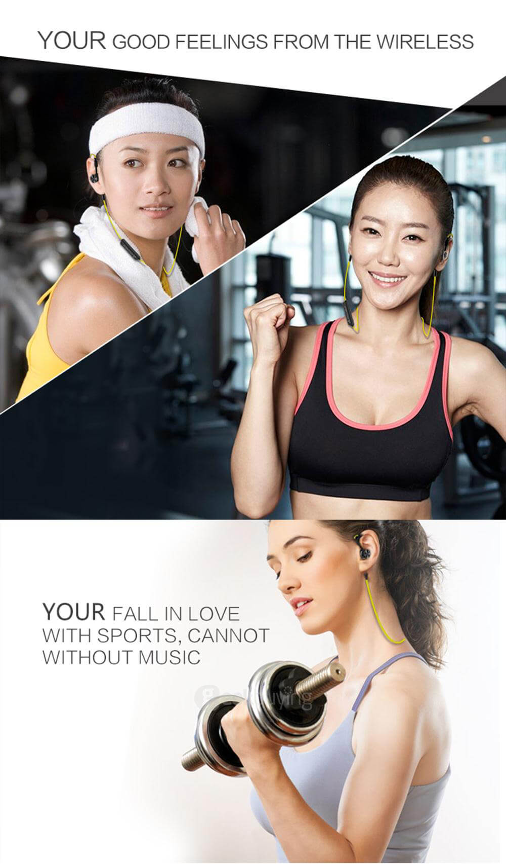 Syllable D700-2017 Bluetooth 4.0 Sport Wireless Stereo Earphones 2.4GHz In-ear Headphones With Mic For Android iOS - Blue