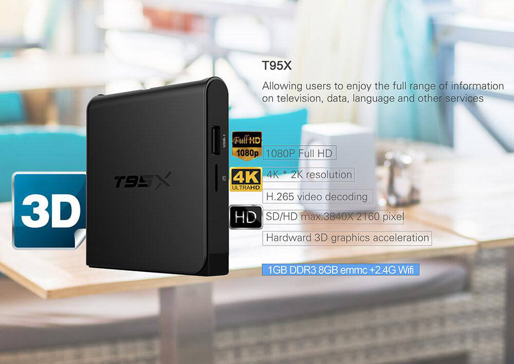 Bundle T95X Amlogic S905X 4K KODI 16.1 Preinstaled Android 6.0 TV BOX 1G/8G 802.11b/g/n LAN + Rii i8+ 2.4G Wireless Israel Hebrew Language Keyboard Black