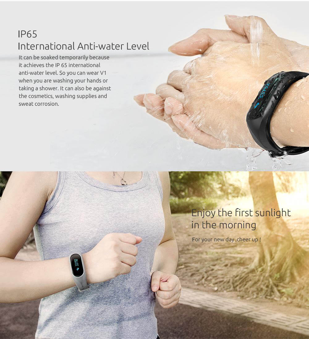 CUBOT V1 Bluetooth Smartband With 0.88