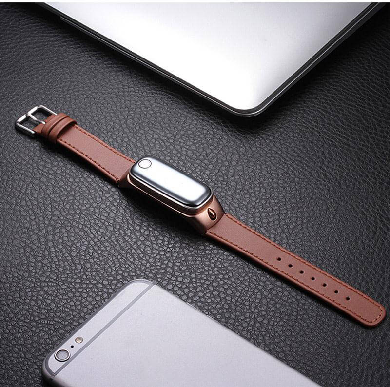 M6 Smart Bracelet Bluetooth 4.0 Headset Combo with Pedometer / Sleep Tracker / Dialer / Hand-free Calls / Anti-lost For Android iOS - Gold
