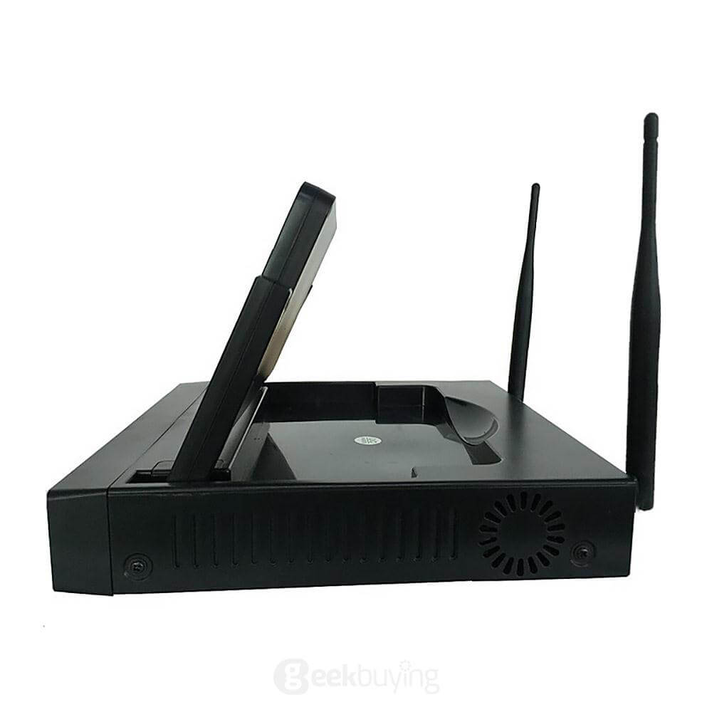 IPC-W4856 NVR WiFi Wireless IP Camera HD 720P HDMI Input 100W Resolution IP Camera Suite - Black