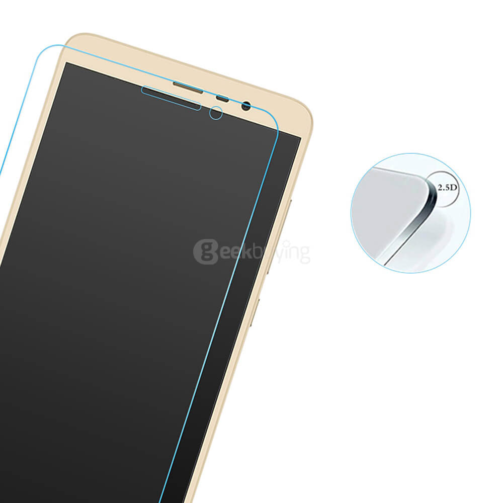 Makibes Toughened Glass 0.33mm Screen Protector Film Cover Arc Edge For Xiaomi Redmi Note 3 - Transparent