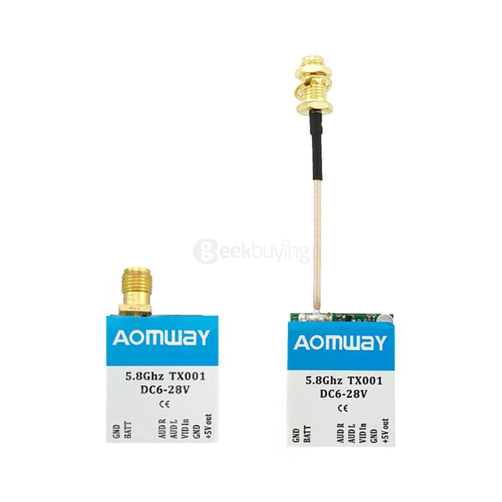 Aomway TX001 Switchable SMA 25mW/200mW/600mW 5.8G 40CH FPV Transmitter