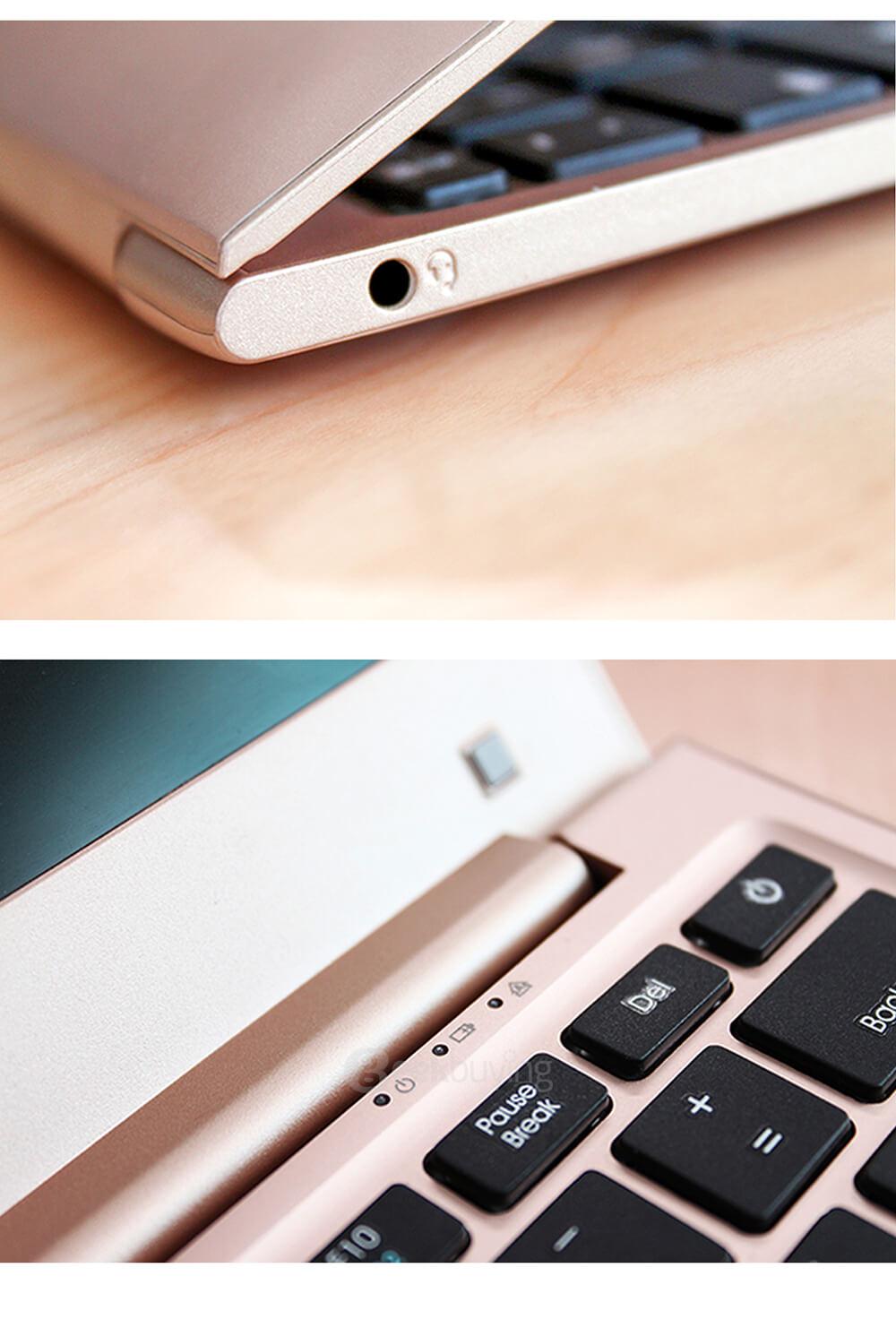 Jumper EZbook Air Laptop 11.6 inch Windows 10 4GB/128GB Intel Cherry Trail Z8350 Quad Core 1.92GHz FHD Screen 1920*1080 Type-C Dual WiFi - Gold