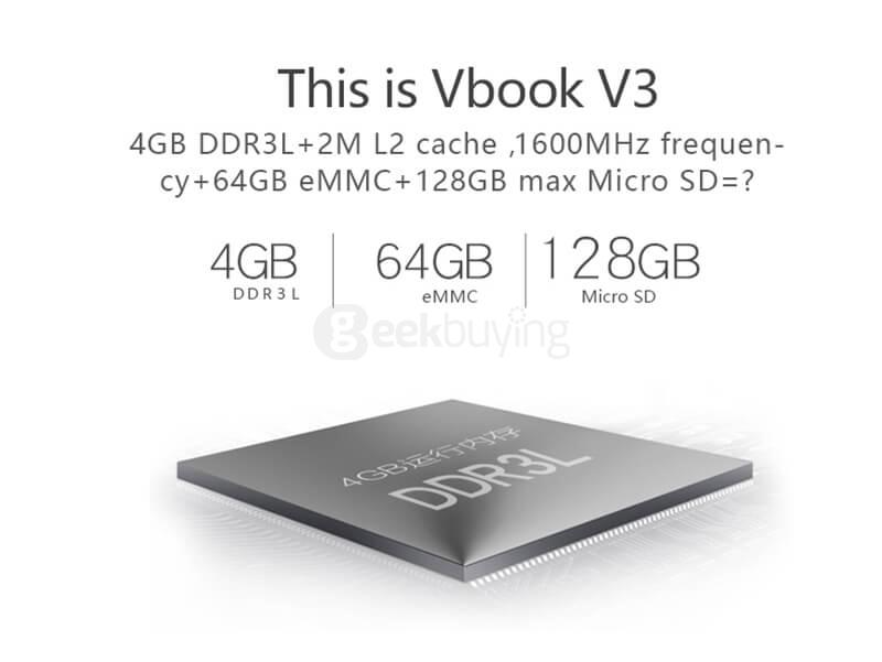 Voyo VBook V3 Fingerprint Version Ultrabook 13.3 inch Windows 10 4GB/64GB Intel Cherry Trail Z8300 Quad 1.84GHz IPS 1920*1080 (With Keyboard and Stylus) - Orange