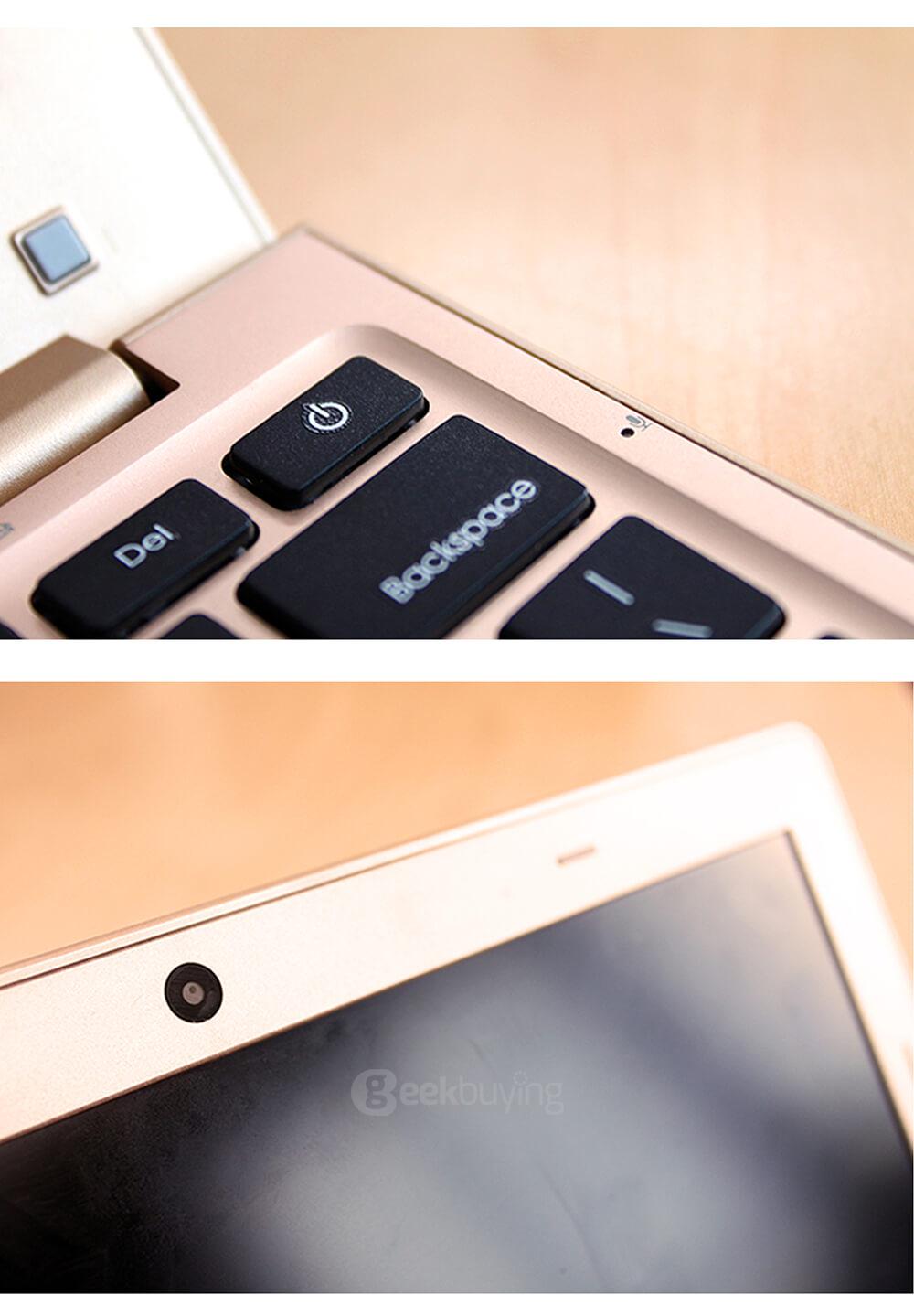 Jumper EZbook Air Laptop 11.6 inch Windows 10 4GB/128GB Intel Cherry Trail Z8350 Quad Core 1.92GHz FHD Screen 1920*1080 Type-C Dual WiFi - Gold