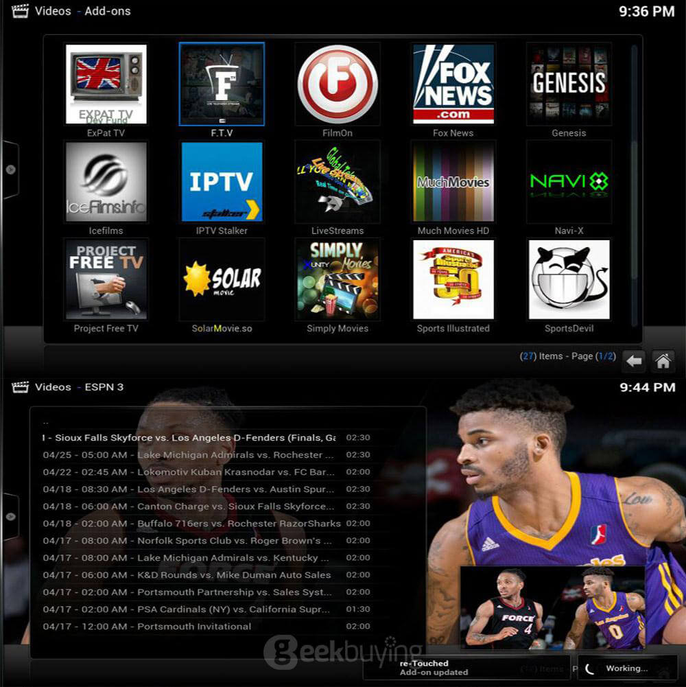 Bundle Intbox pro M7S Amlogic S905 4K TV BOX Android 5.1 Lollipop KODI 2G/16G 802.11AC WIFI 1000M LAN Bluetooth4.0 + Rii i8+Israel Hebrew Language Keyboard - Black