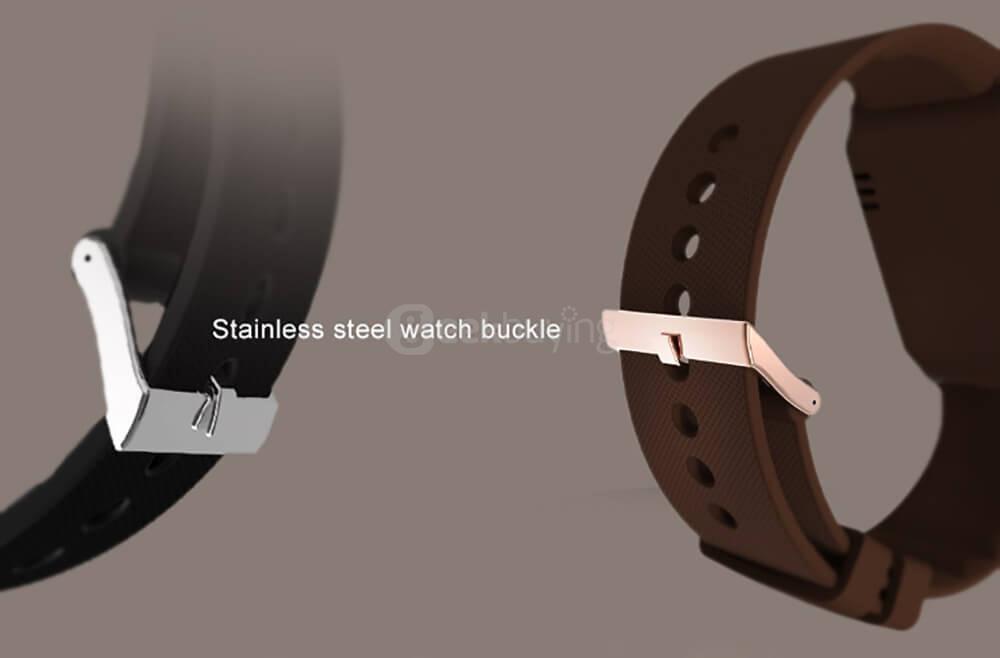 TenFifteen QW09 3G Smart Watch Phone Android 4.4 1.54 inch MTK6572 Dual Core 1.2GHz 512MB/4GB 5.0MP Camera Bluetooth 4.0 WiFi - Black