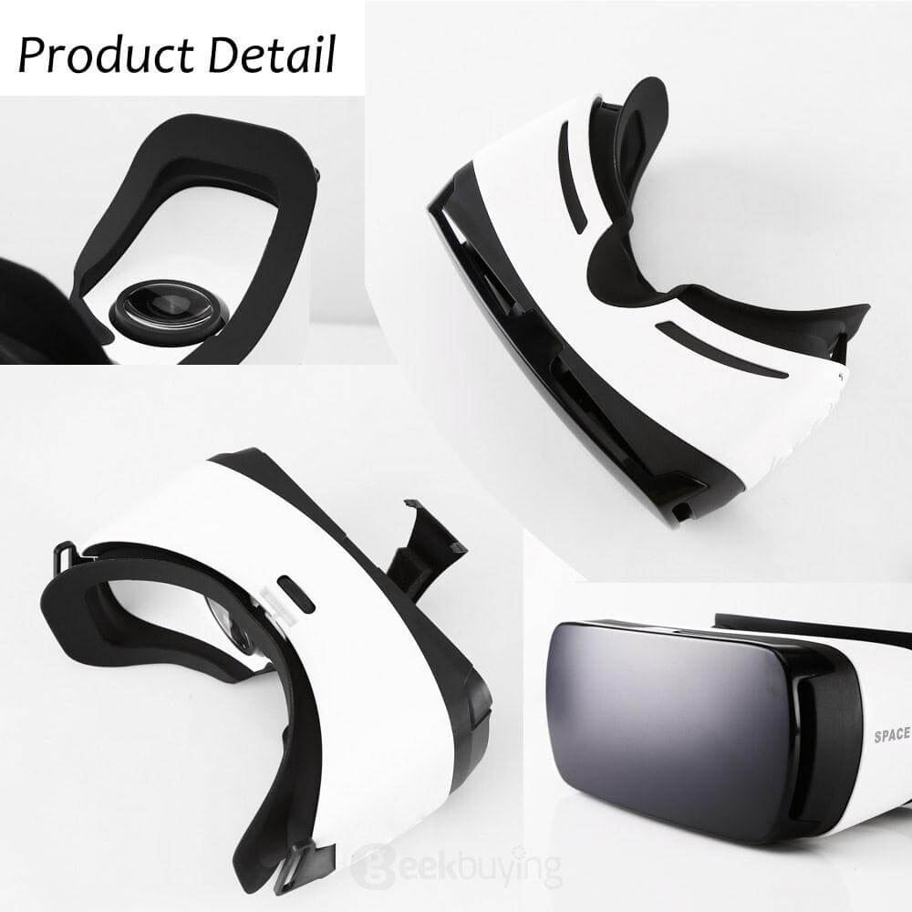 Eye Travel YY02 FOV120 Immersive VR Virtual Reality Headset Indirect Touch IPD Adjustable for 3.5-5.5 Inches Smartphones