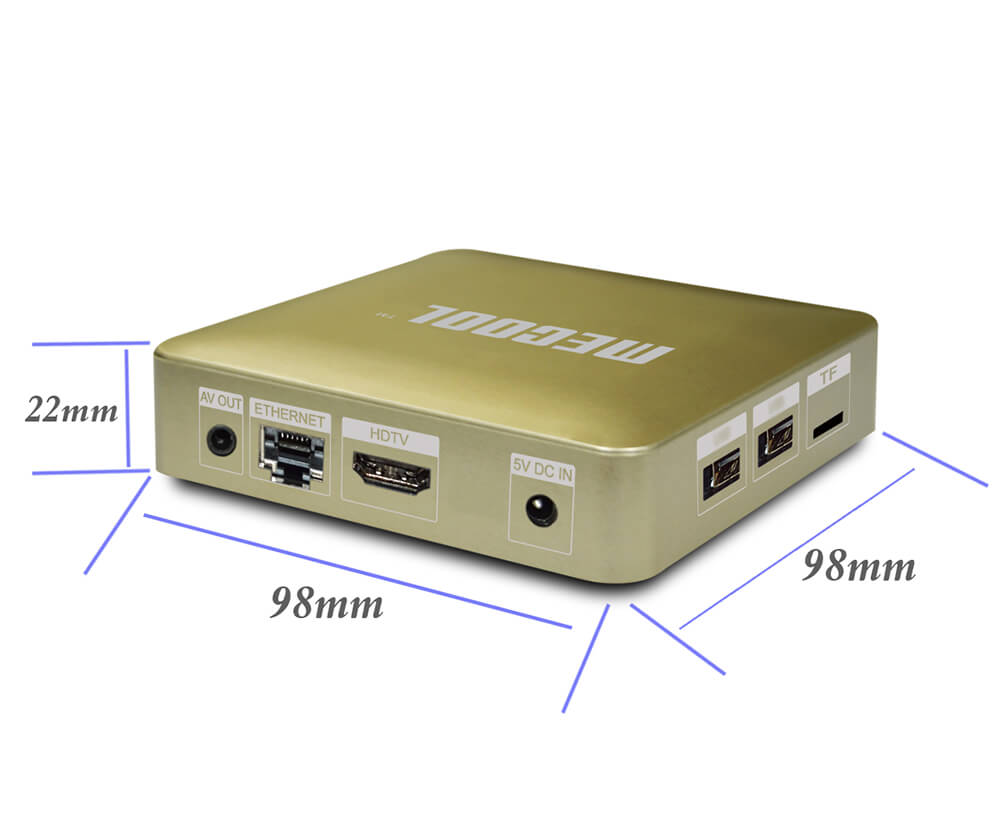 Bundle MECOOL HM8 Amlogic S905X KODI 4K Android 6.0 Marshmallow 1G/8G TV BOX + Tronsmart TSM01 English Version Air Mouse