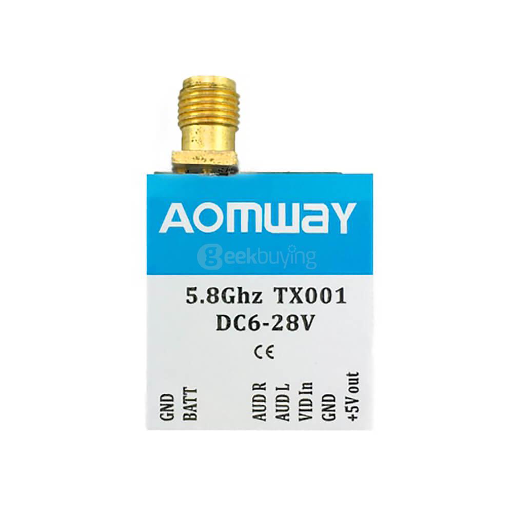 Aomway TX001 Switchable SMA 25mW/200mW/600mW 5.8G 40CH FPV Transmitter