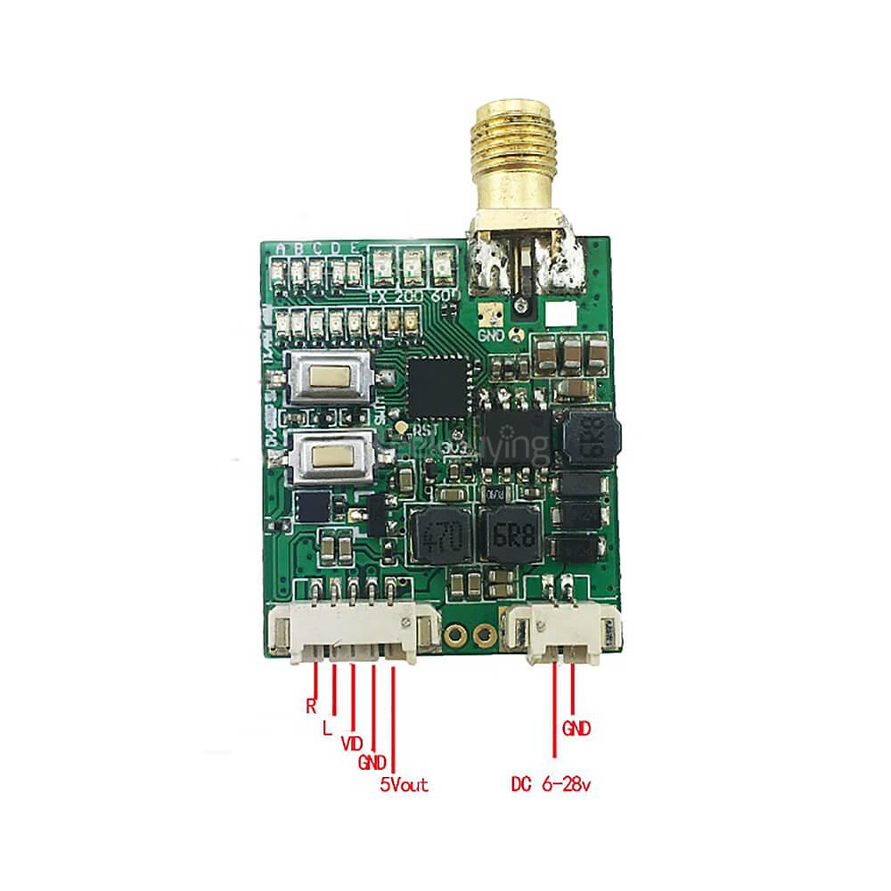 Aomway TX001 Switchable SMA 25mW/200mW/600mW 5.8G 40CH FPV Transmitter