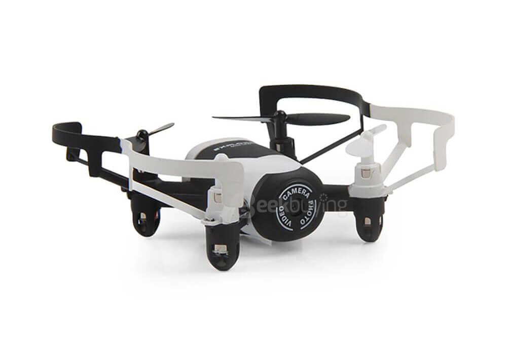 JXD 512DW Mini WiFi FPV 2.4G 4CH 6-Axis Gyro Camera RC Quadcopter RTF With Altitude Hold Mode Headless Mode - Black