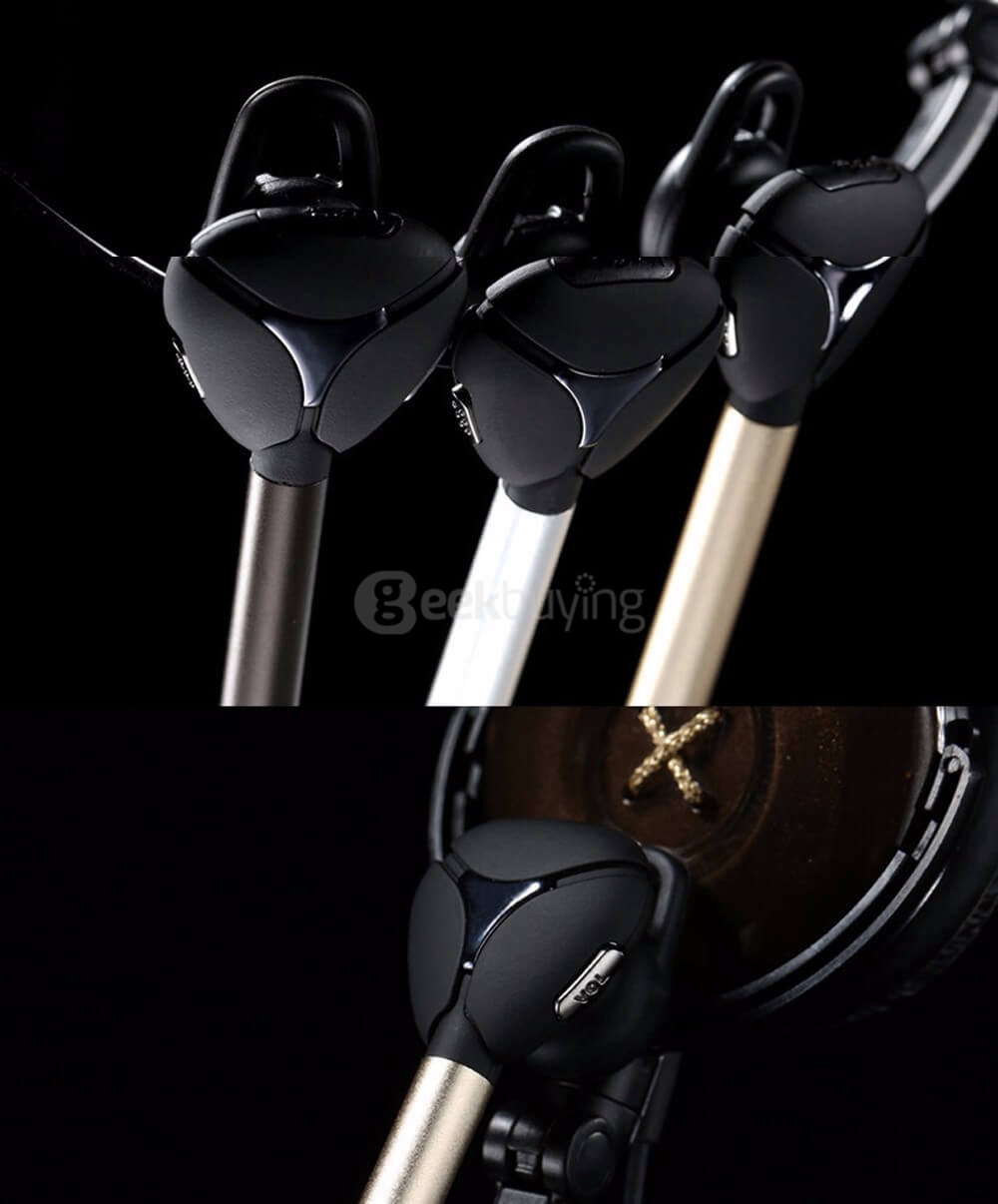 REMAX RB-T3 Remote Shutter Bluetooth 4.1 Headset - Silver