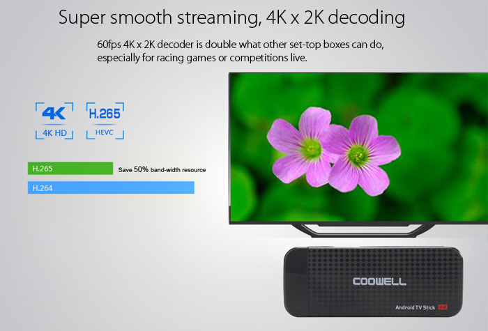 Bundle COOWELL V5 Amlogic S905X Android 6.0 Marshmallow KODI TV Dongle 1G/8G WIFI + Tronsmart TSM01 EN Air Mouse
