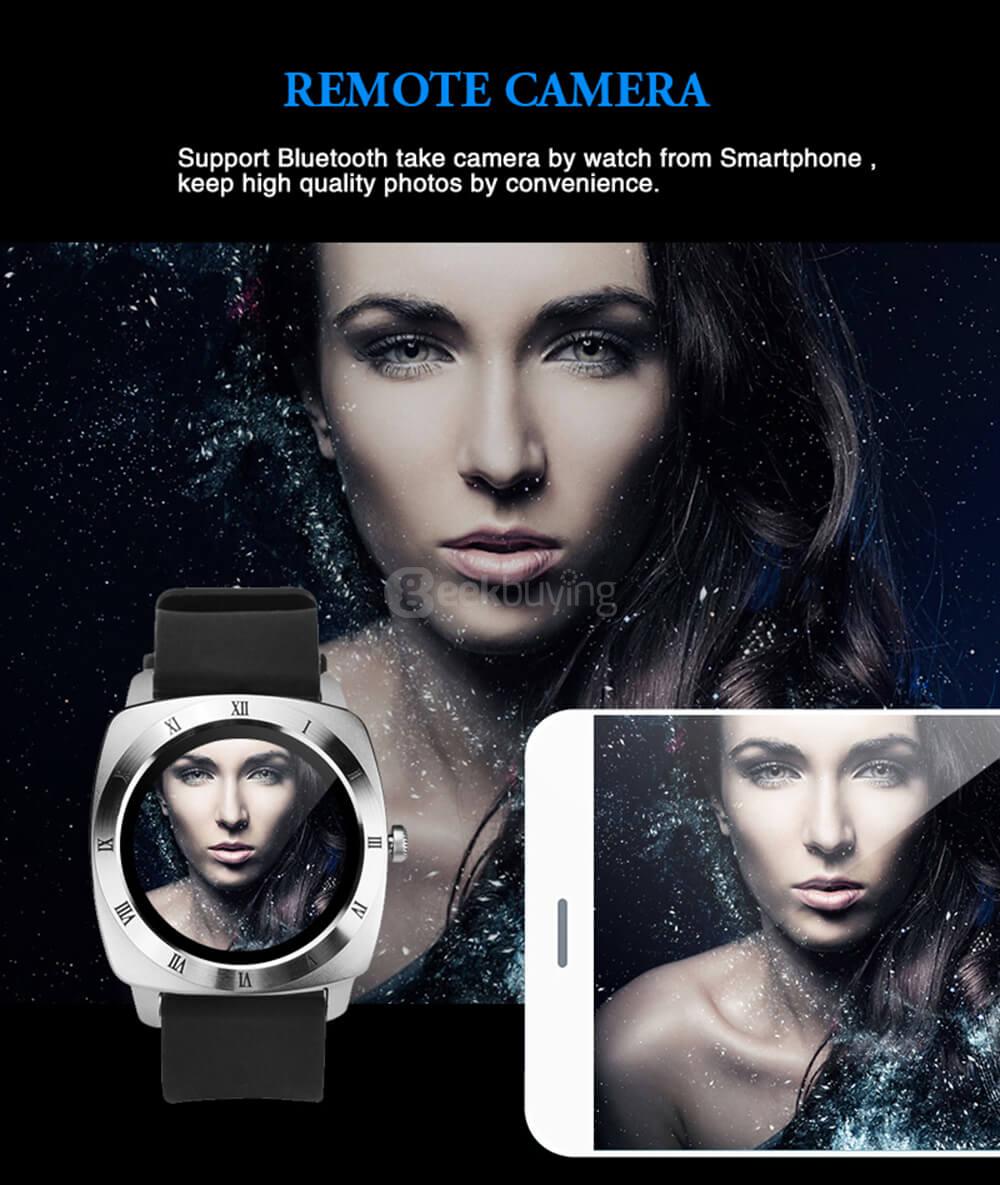 X3 2G Smart Watch Phone Sport Version 1.33 inch MTK6261 Pedometer Sleep Monitor Sedentary Reminder Support SIM TF Card 1.3MP Camera - Gold