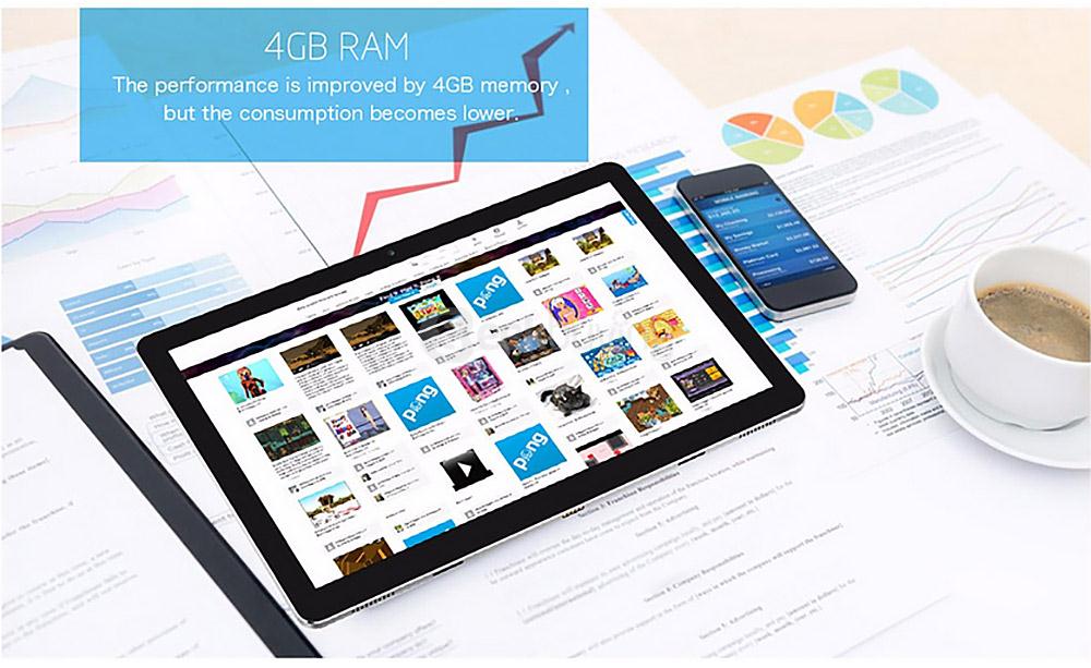 Teclast Tbook 12 Pro 2in1 Tablet PC Intel Cherry Trail Z8300 12.2 inch Dual OS Windows 10 + Android 5.1 4GB/64GB Quad Core 1.84GHz OGS Screen 1920*1200 - Silver