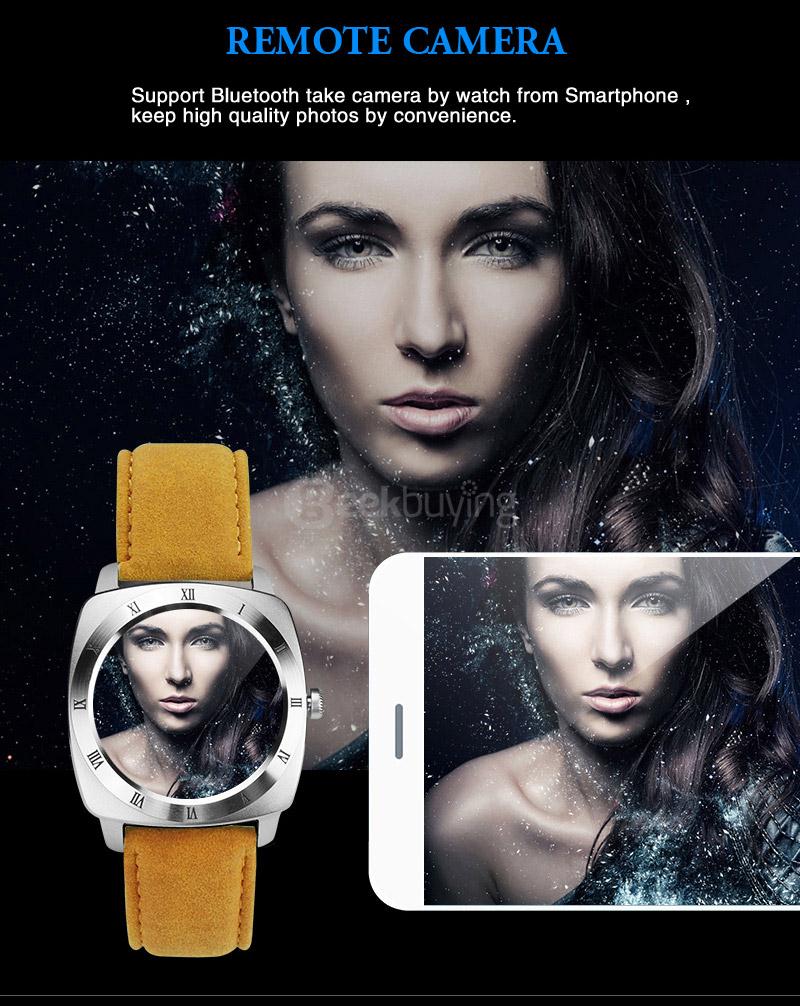 X3 2G Smartwatch Phone 1.33 inch MTK6261 Pedometer Sleep Monitor Sedentary Reminder Support SIM TF Card 1.3MP Camera - Black