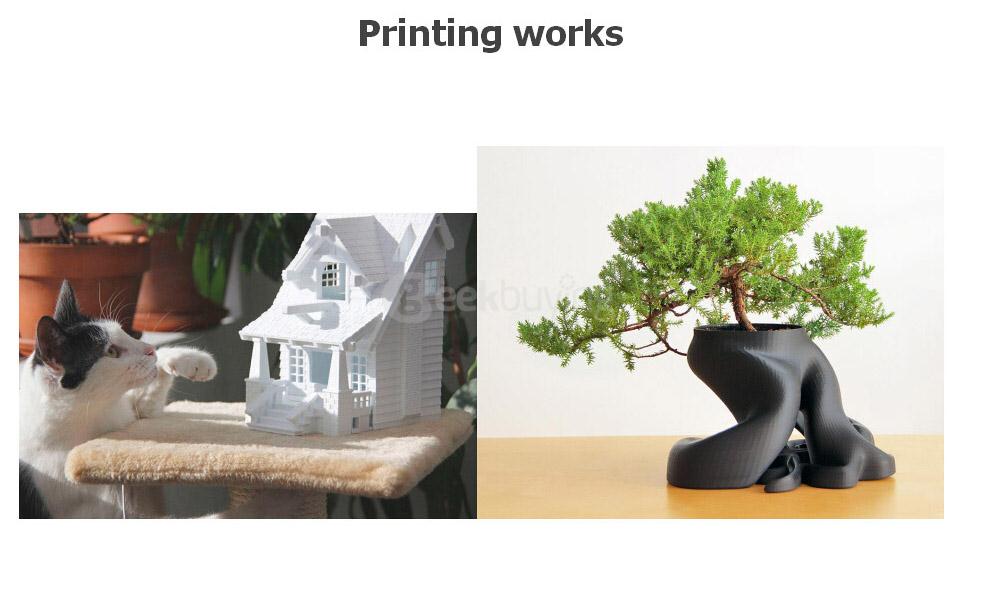 Creality3D CR-8 2 in 1 Laser Engraving 3D Printer Support TF Card / Online Print - Black