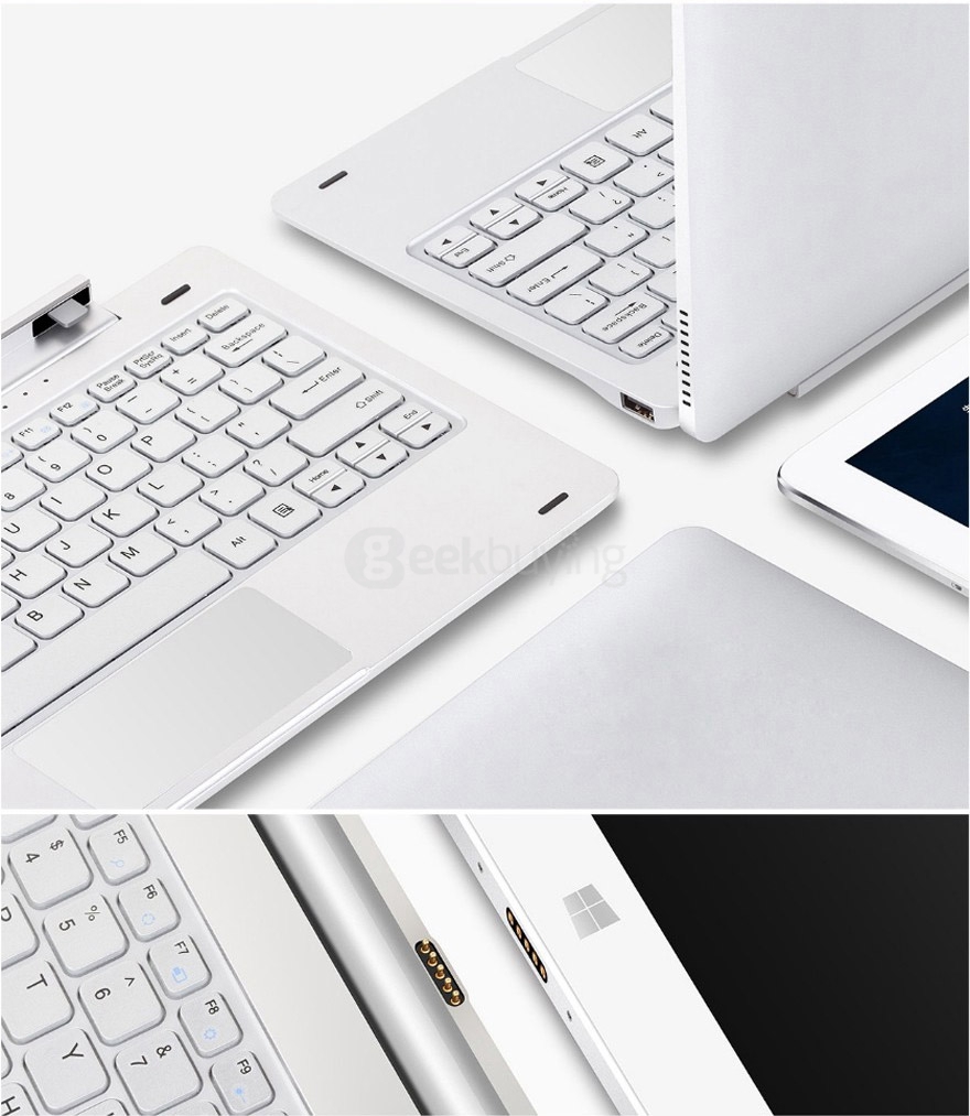 Original Teclast Tbook 16 Pro Tablet PC TL-T16 Pro Magnetic Docking Keyboard with Touchpad - Silver