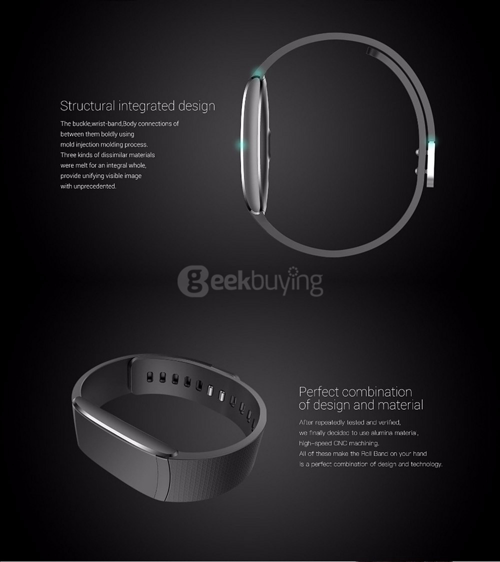 iWOWNFIT i6 Pro Bluetooth 4.0 Smart Wristband Heart Rate Monitor / Multi-Sports Tracker / Call Reminder / Remote Camera / Find Phone for Android iOS - Black